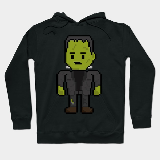 Pixel Frankenstein's Monster Hoodie by gkillerb